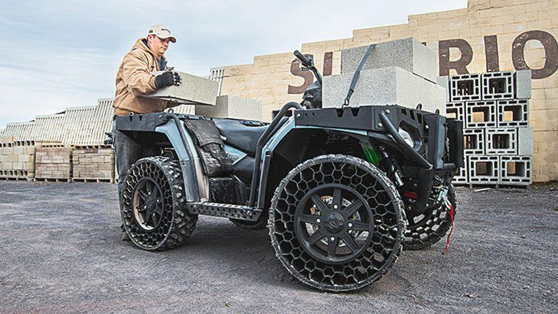 Polaris Sportsman with airless tires